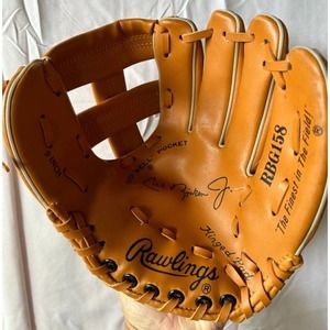 RAWLINGS RBG158 Fielders Baseball Glove 9 INCH, RHT *NICE/CLEAN